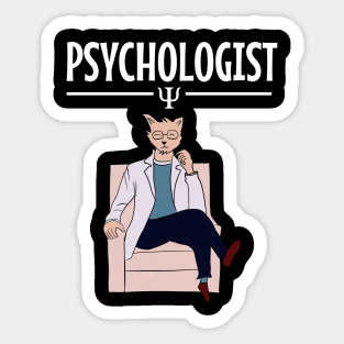 Psychologist psychology lovers Sticker